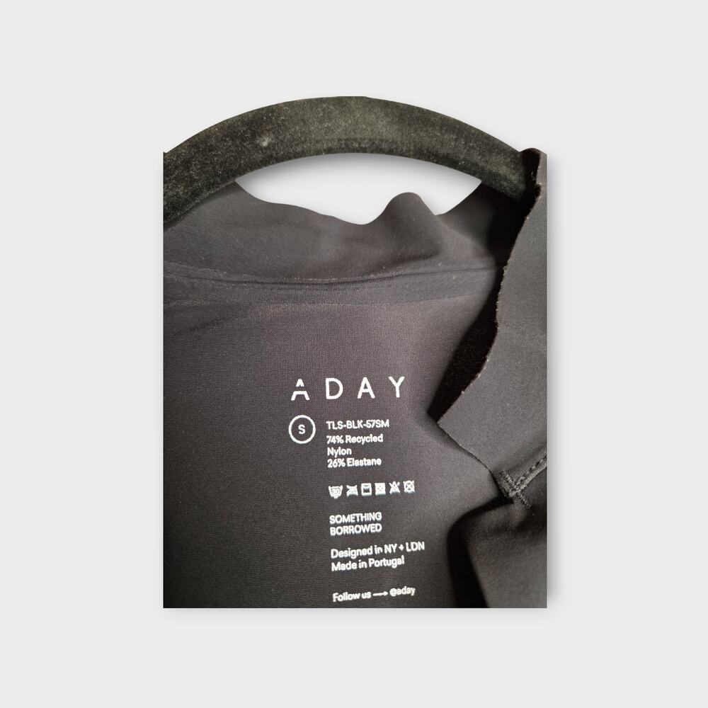 ADAY Something Borrowed Black Oversized Tunic Shi… - image 4